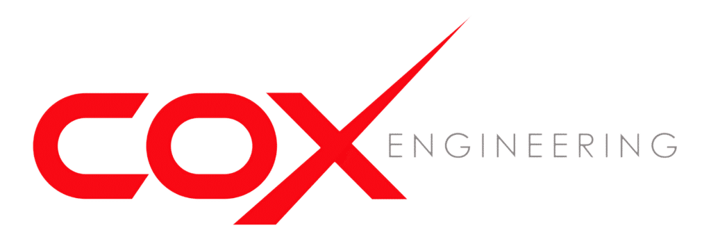 Cox Engineering corporate logo representing client partnership for company store and merchandise solutions