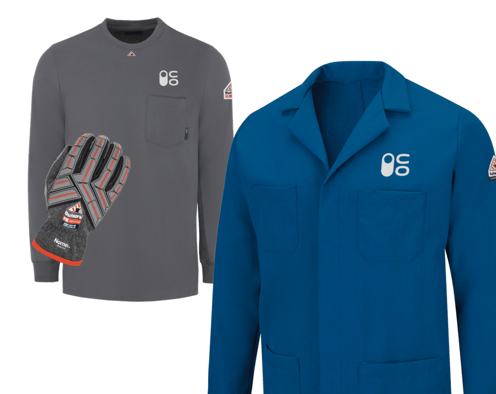 Flame-resistant FR apparel for compliant safety programs