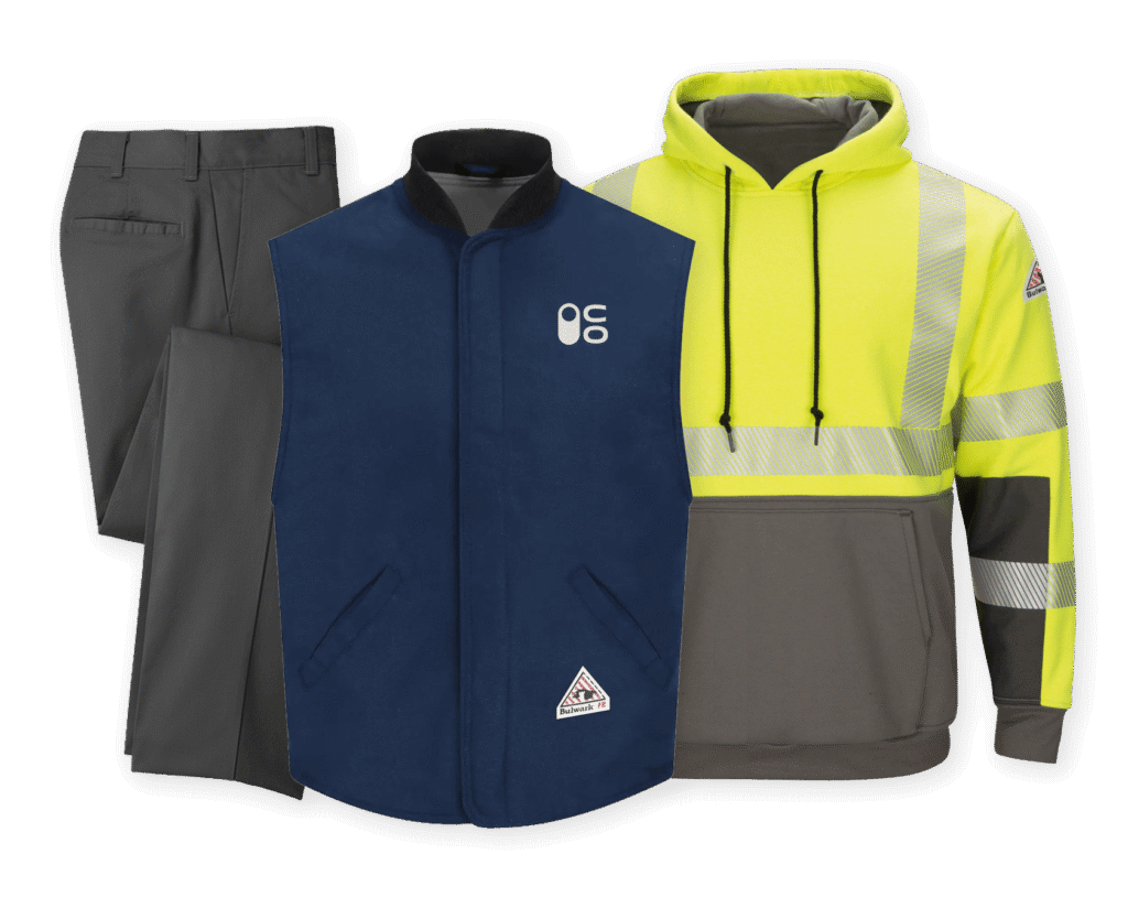 Uniform store managing workwear, uniforms, and PPE