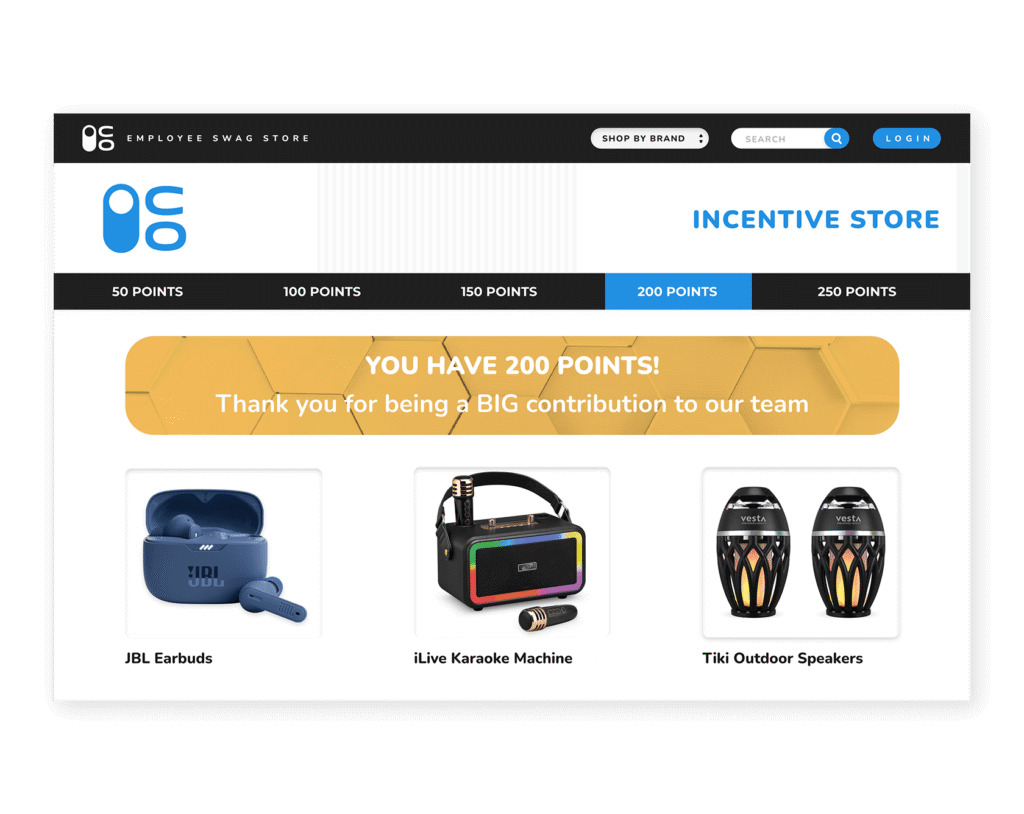 Pop-up store with branded tech for events and campaigns